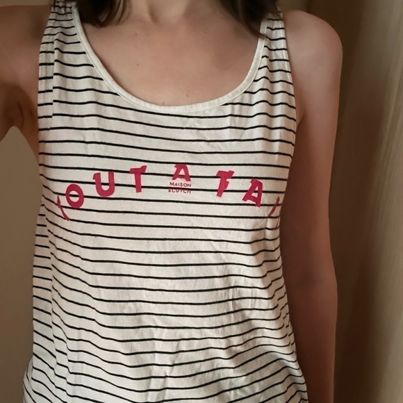 SCOTCH & SODA  GRAPHIC STRIPED TANK XS - Picture 6 of 13